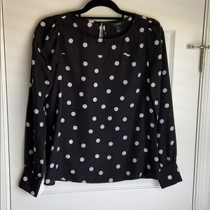 J. Crew Polka-dot Blouse